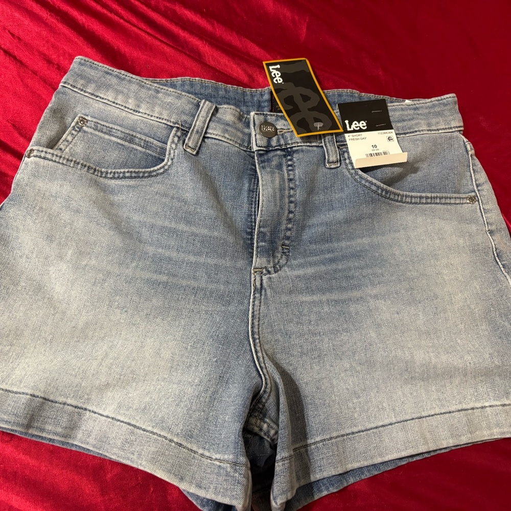 Lee Women's Light Wash Jean Shorts